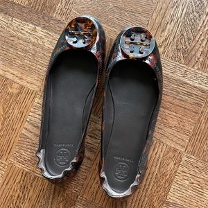 Tory Burch Tortoise Minnie Flats